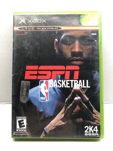 ESPN NBA Basketball (Microsoft Xbox, 2003) Complete - Tested Working - Free Ship