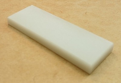 3'' x 1'' x 1/4'' Translucent Hard Arkansas XX Fine Oilstone,Knife Sharpening Stone
