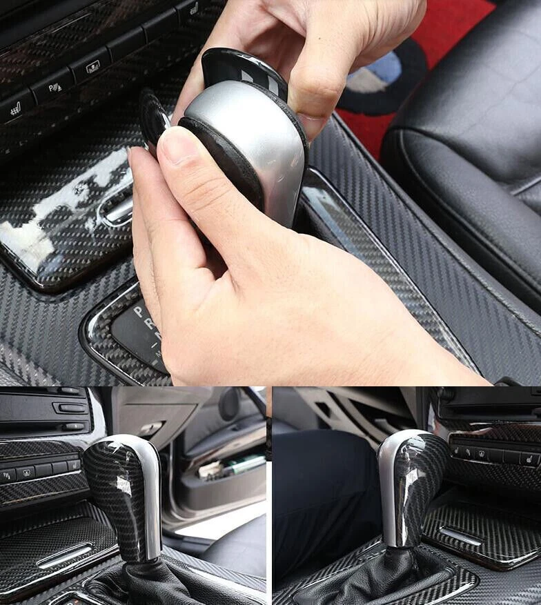 Крышка переключателя передач для центральной консоли Bmw 5 серии Abs из углеродного волокна 2004-10 - Изображение 2 из 4