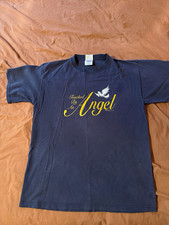 Vintage 90s Touched by an Angel Blue Graphic ...