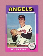 1975 Topps Mini #500 Nolan Ryan California Angels Baseball Card Ex/Mt - NM o/c