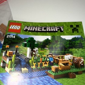 LEGO Minecraft: The Farm (21114) All Pieces And Instruction Guide Included