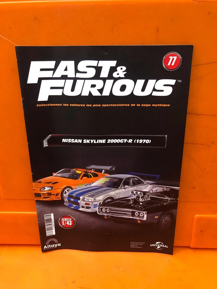 Altaya 1/43  FAST -FURIOUS N°77. NISSAN SKYLINE 2000GT-R 1970   NEUF+FAS - Photo 2/4