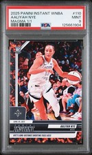 2025 Panini Instant WNBA #110 Aaliyah Nye Rookie RC Magma 1/1 PSA 9 - 1st Card