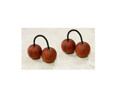 2 Paires SHAKER Maracas (4 boules)-KESKES ou Djamaditcha (appellation africaine)
