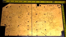 2 BIG scrap boards FULLY GOLD PLATED depopulated circuit recovery RF ANTENNA PCB