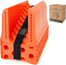 RV Sewer Hose Support 20FT, Bright Orange Heavy-Duty RV Sewer Support wit