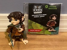 Weta Workshop Mini Epics Frodo Baggins Vinyl Figure w/ stand - see pics/desc.
