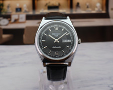 Vintage Seiko 5 Automatic Day- Date Japan 6309A Men's Wrist Watch