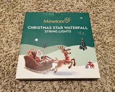 Minetom Christmas tree  Star Waterfall String Lights