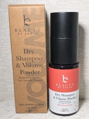 Beauty by Earth Dry Shampoo & Volume Powder With Biotin For Women & Men 03/2027