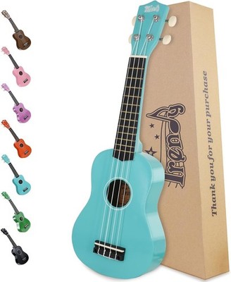 Soprano Saint Patrick's Day Ukulele for Beginners 21 Inch Hawaiian Wood Ukule...