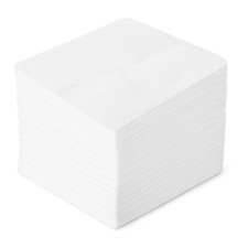 300 Pcs 4 x 4 Inches Cotton Fabric Squares White Solid Colors Quilting Fabric...