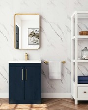 4 x Carrara Marble  Shower  Panels 8mm x 2.7m x 250mm Easy To install  Panels