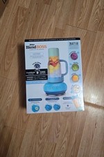 Ninja Blend BOSS Tumbler Blender 1200W 26 oz Blue Travel Cup w/ Lid Straw Blue