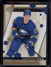 2022-23 SP Authentic Brandon Biro Gold Future Watch Rookie #177 RC SP /99