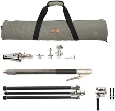 HARLOWE Carbon Fiber Quick Rlease Monopod Stand and Fluid Head for Photographer