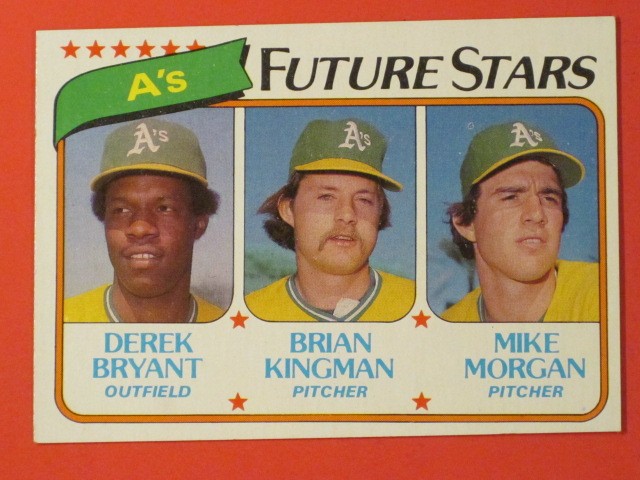 1980 Topps #671 / Oakland A's / Derek Bryant / Brian Kingman / Mike Morgan