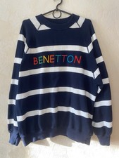 Benetton Rugby vintage stripped sweatshirt 90s unisex made in Italy