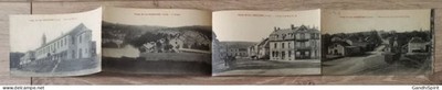 Panoramablick auf das Camp de La Courtine, Mess des Officiers, Avenue de la Gare und