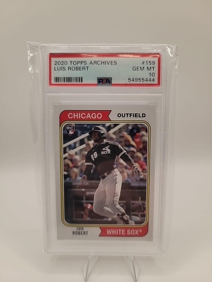 2020 Topps Archives - 1974 Topps #159 Luis Robert (RC) PSA 10