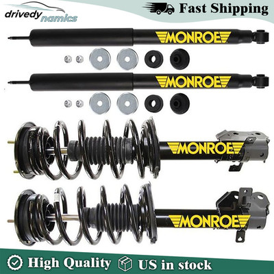 Monroe Front Rear Shocks Struts Coil Springs Fits 2012 2013 2014 Ford Edge _DY