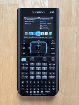 Texas Instruments TI-Nspire CX CAS - Grafiktaschenrechner - Mit Buch - Fast neu