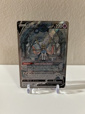 Pokémon SWSH Crown Zenith: Galarian Gallery Zacian V GG48/GG70 English NM