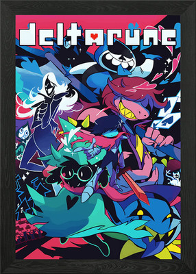 Deltarune gerahmtes Wandbild Poster Leinwanddruck Bild