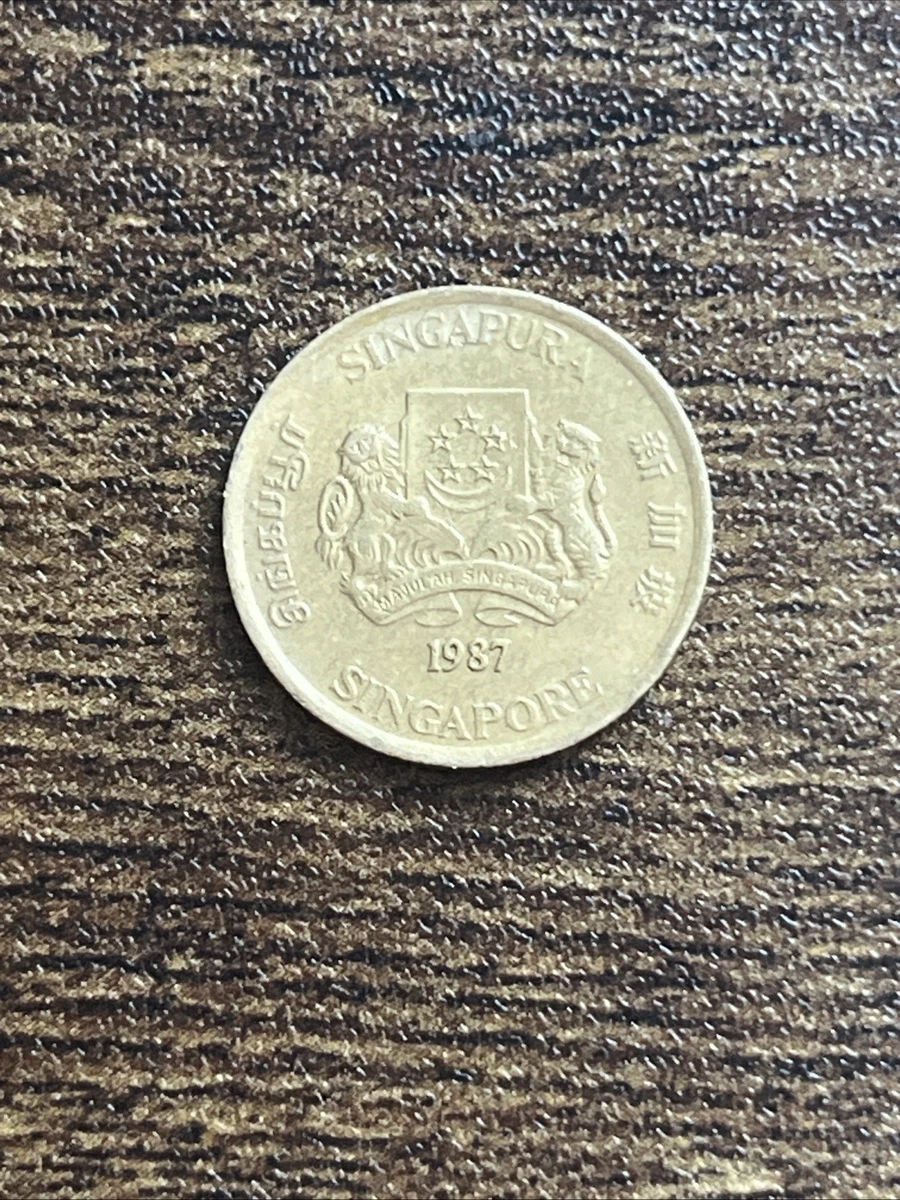 曾流通1987 新加坡硬币| eBay