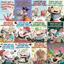 There Was An Old Lady Library of 12 Books Set