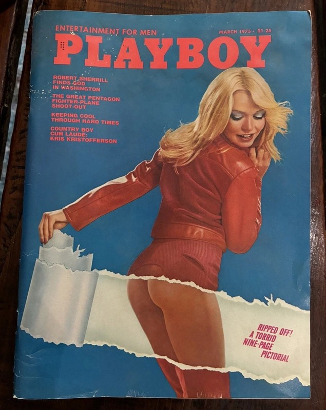 PLAYBOY MAGAZINE, MARCH 1975 VG+++ Complete Centerfold Mint Vargas Girl Mint
