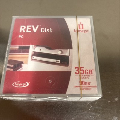 Iomega REV Disk 35GB Capacity PC Factory Sealed