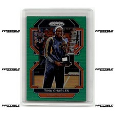 2022 Panini Prizm WNBA - Tina Charles #200 Green Prizm SP