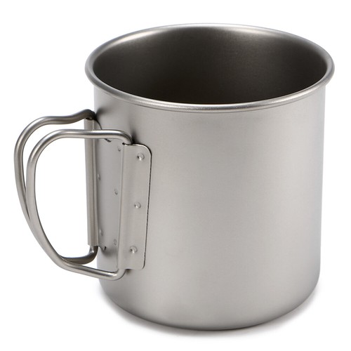 300/400/450/750ml Outdoor Titanium Cup Mug Water Cup w/ Foldable Handle WTY T0A8 - Picture 18 of 46