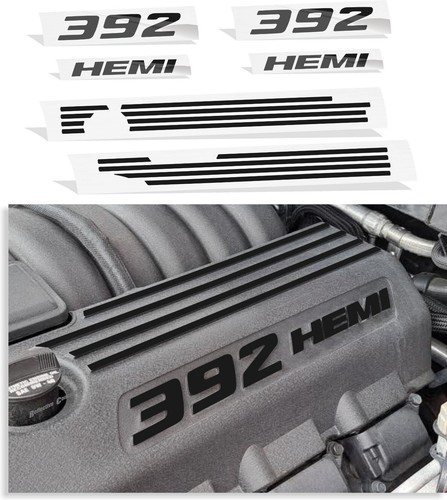 392 HEMI Engine Cover Overlay Decals for Durango SRT, SRT 392 - Picture 58 of 75