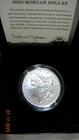 2023 Morgan Silver Dollar Uncirculated Coin with U.S. Mint Box and COA