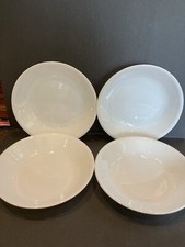 Corelle Classic Winter Frost White Set of 4 Pasta Bowls Soup Wide Shallow