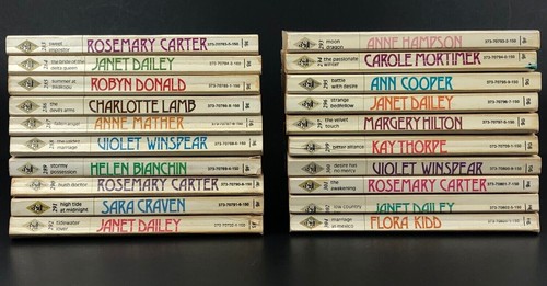 20 Harlequin Presents Romance Paperback Books between #283- #304 Collectible - Picture 2 of 12