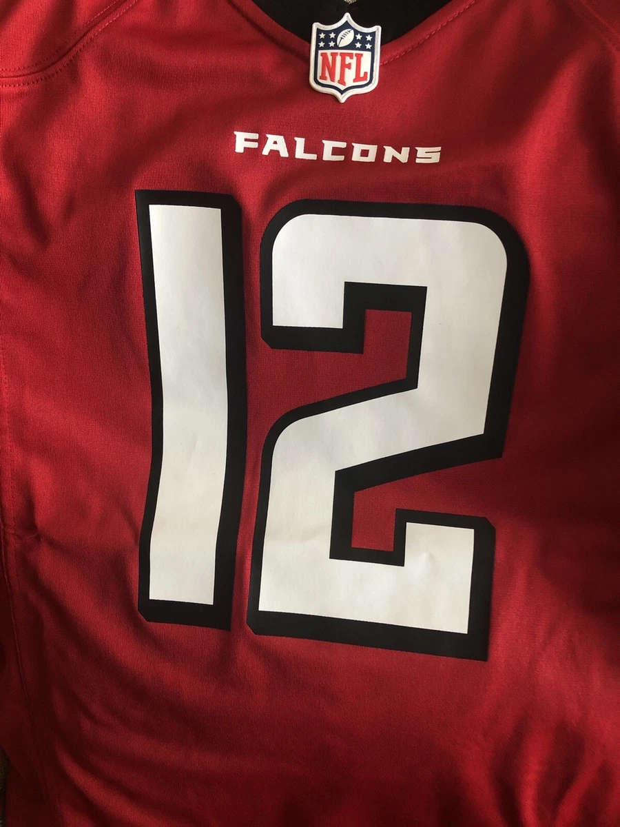 Nike Atlanta Falcons No12 Mohamed Sanu Sr Black Alternate Women's Stitched NFL Elite Jersey