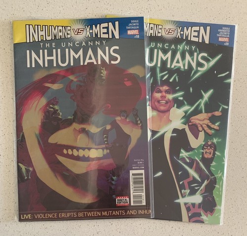 Uncanny Inhumans #18, 20 2017 Inhumans vs X-Men - Marvel Comics ...