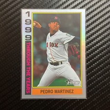 2025 Topps Heritage Chrome Pedro Martinez #TTY-14 Through the Years Red Sox