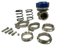 Maximizer 50mm V-Band Wastegate (7psi) - Blue, 50mm external wastegate,