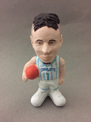 Lamelo Ball Sculpture Figure NBA Charlotte Hornets Basketball Player - 5 Inch