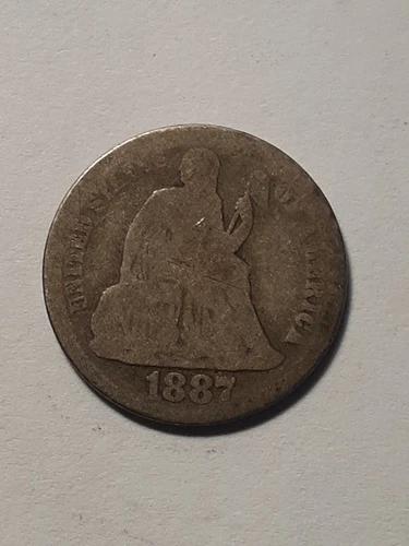 1887 LIBERTY SEATED DIME