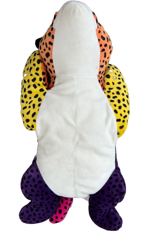 Vintage 24 inch Lisa Frank Hunter Rainbow Leopard Plush Cheetah Stuffed