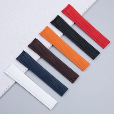 21mm Rubber Watch Band Strap Fits Patek Philippe Aquanaut 5167 5164 All Colors