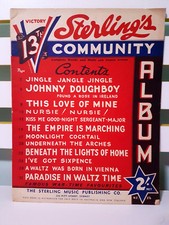 13th Sterling's Community Album Sheet Music Book 