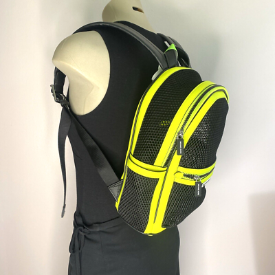Authentic Michael Kors Danika Medium Backpack Neon Yellow  display picture 3