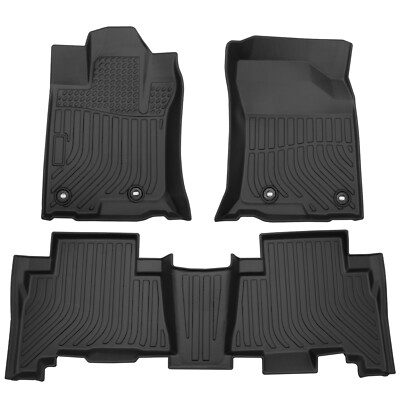 Floor Mats Liners For Toyota 4Runner 2013-2022 Carpet TPE All Season Weather